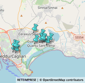 Mappa Via Lussu, 09045 Quartu Sant'Elena CA, Italia (2.71833)