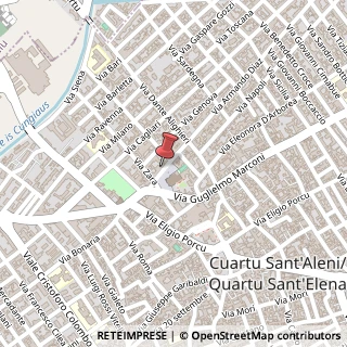 Mappa Via Diaz Armando, 37, 09045 Quartu Sant'Elena, Cagliari (Sardegna)
