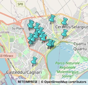 Mappa Risorgimento, 09134 Cagliari CA, Italia (1.30556)