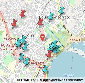 Mappa Risorgimento, 09134 Cagliari CA, Italia (1.1275)