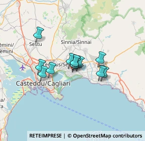 Mappa Via C. Fadda, 09045 Quartu Sant'Elena CA, Italia (4.62917)