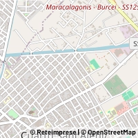 Mapa Quartu Sant'Elena