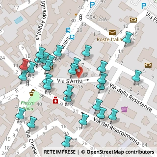 Mappa Via del Risorgimento, 09134 Pirri CA, Italia (0.075)