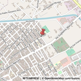 Mappa Via Tiziano Vecellio,  1, 09045 Quartu Sant'Elena, Cagliari (Sardegna)