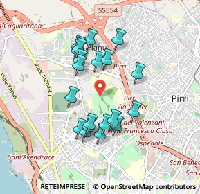 Mappa 4W5+5P, 09121 Cagliari CA (0.8595)