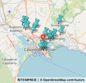 Mappa 09134 Pirri CA, Italia (5.798)