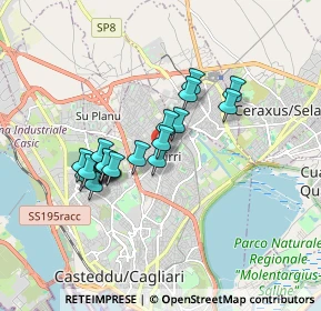 Mappa 09134 Cagliari CA, Italia (1.5435)