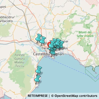 Mappa Via su Planu, 09134 Pirri CA, Italia (8.92818)