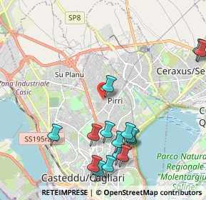Mappa Via Eleonora Fonseca, 09134 Cagliari CA, Italia (2.65133)