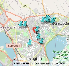Mappa Via Eleonora Fonseca, 09134 Cagliari CA, Italia (1.66786)