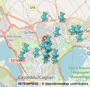 Mappa Via Eleonora Fonseca, 09134 Cagliari CA, Italia (1.81556)