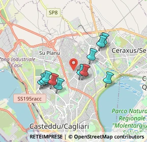 Mappa Via Eleonora Fonseca, 09134 Cagliari CA, Italia (1.64455)