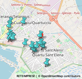 Mappa Via Papa Pio X, 09045 Quartu Sant'Elena CA, Italia (1.1705)
