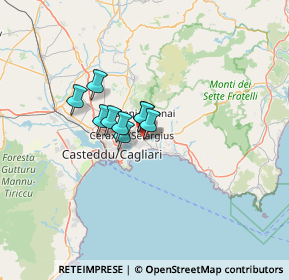 Mappa Viale Europa, 09045 Quartu Sant'Elena CA, Italia (22.95769)