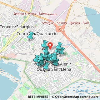 Mappa Via Livorno, 09045 Quartu Sant'Elena CA, Italia (0.717)