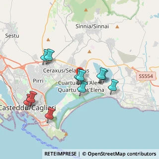 Mappa Via Livorno, 09045 Quartu Sant'Elena CA, Italia (3.83091)
