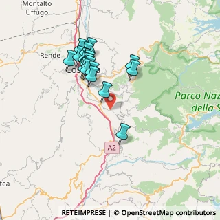 Mappa Via Benito Aloisi, 87100 Cosenza CS, Italia (7.502)