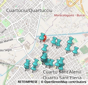 Mappa Via Amendola Giovanni, 09045 Quartu Sant'Elena CA, Italia (0.5805)