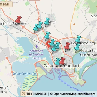 Mappa Via del Lavoro, 09122 Cagliari CA, Italia (3.61462)