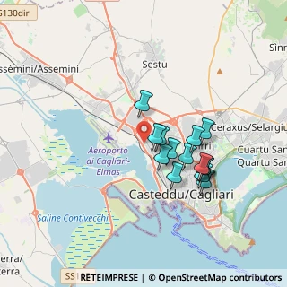 Mappa Via del Lavoro, 09122 Cagliari CA, Italia (3.195)