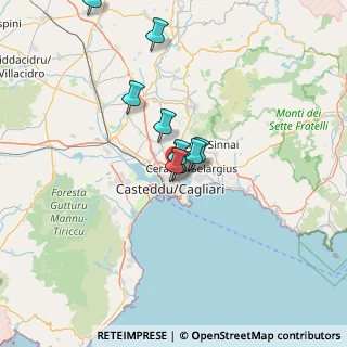 Mappa Via Marcantonio Bragadin, 09134 Cagliari CA, Italia (20.9975)