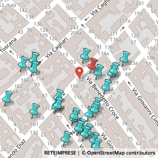Mappa Via Benedetto Croce, 09045 Quartu Sant'Elena CA, Italia (0.08966)