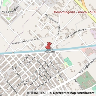 Mappa Via Giotto, 09045 Quartu Sant'Elena CA, Italia, 09045 Quartu Sant'Elena, Cagliari (Sardegna)