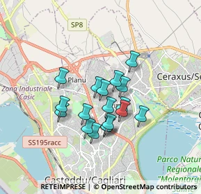 Mappa Via Giovanni Dalle Bande Nere, 09134 Cagliari CA, Italia (1.415)