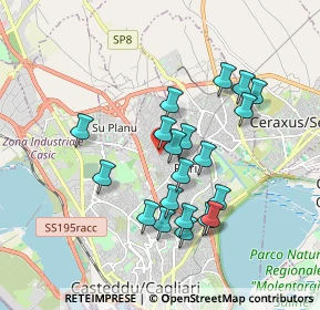 Mappa Via Giovanni Dalle Bande Nere, 09134 Cagliari CA, Italia (1.814)