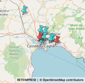 Mappa Via Giovanni Dalle Bande Nere, 09134 Cagliari CA, Italia (13.67818)