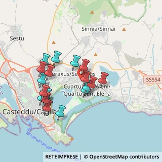 Mappa Via Mogadiscio, 09044 Quartucciu CA, Italia (3.70737)