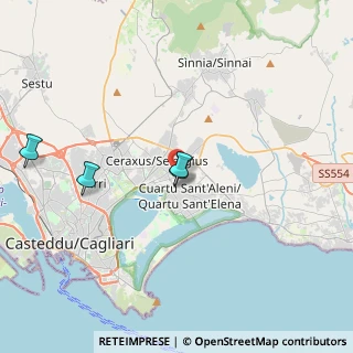 Mappa Via Mogadiscio, 09044 Quartucciu CA, Italia (3.625)
