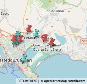 Mappa Via Salvatore Piu, 09044 Quartucciu CA, Italia (3.92455)