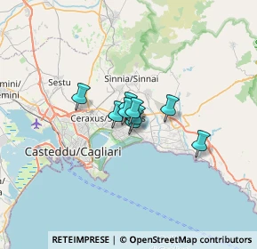 Mappa Via Europa, 09045 Quartu Sant'Elena CA, Italia (3.21111)
