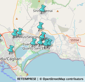 Mappa Fronte Cogoni, 09045 Quartu Sant'Elena CA, Italia (3.85455)