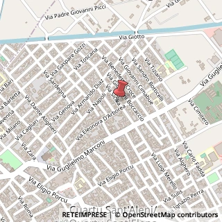 Mappa Via Sicilia, 37, 09045 Quartu Sant'Elena, Cagliari (Sardegna)