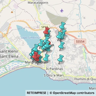 Mappa Via A. Saba, 09045 Quartu Sant'Elena CA, Italia (1.42593)