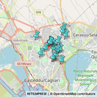 Mappa Via Camaldoli, 09134 Cagliari CA, Italia (1.06889)