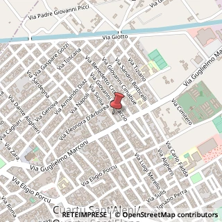 Mappa Via Sicilia, 16, 09045 Quartu Sant'Elena, Cagliari (Sardegna)