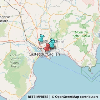 Mappa Centro Commeriale Le Vele, 09044 Quartucciu CA, Italia (35.729)