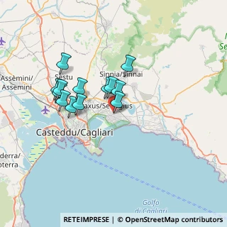 Mappa Via Boccaccio, 09045 Quartu Sant'Elena CA, Italia (6.43692)