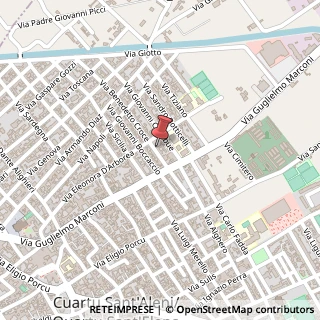 Mappa Via Benedetto Croce, 30, 09045 Quartu Sant'Elena, Cagliari (Sardegna)