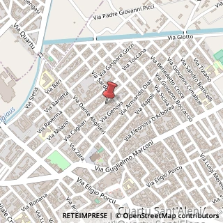 Mappa Via Cagliari, 96B, 09045 Quartu Sant'Elena, Cagliari (Sardegna)