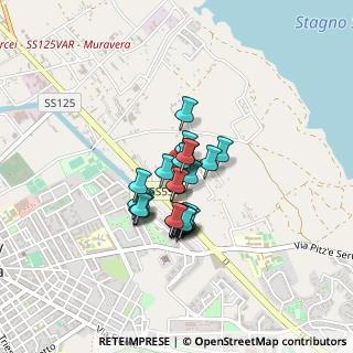 Mappa Via Gavino Pes, 09045 Quartu Sant'Elena CA, Italia (0.28889)