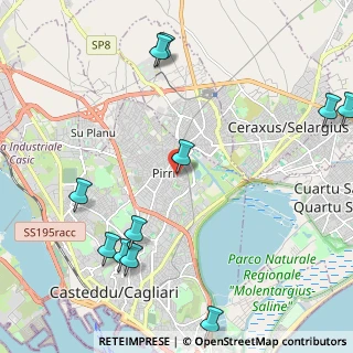 Mappa Via dei Partigiani, 09134 Cagliari CA, Italia (3.06545)