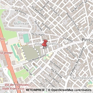 Mappa Via Caterina Segurana,  33, 09134 Cagliari, Cagliari (Sardegna)
