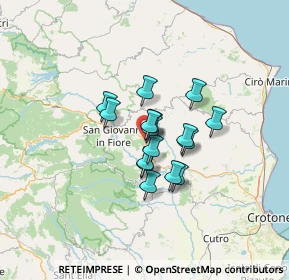 Mappa Via Cesare Battisti, 88833 Cerenzia KR, Italia (9.09813)