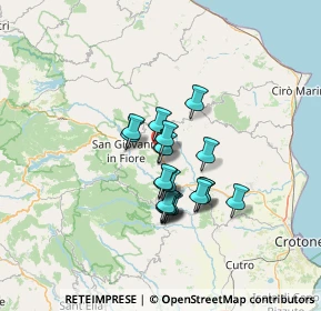 Mappa Via Cesare Battisti, 88833 Cerenzia KR, Italia (10.342)