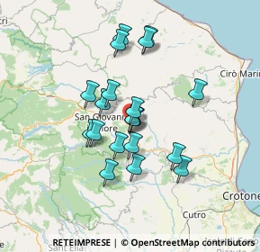 Mappa Via Cesare Battisti, 88833 Cerenzia KR, Italia (12.0215)