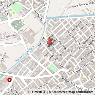 Mappa Via Barletta, 33, 09045 Quartu Sant'Elena, Cagliari (Sardegna)